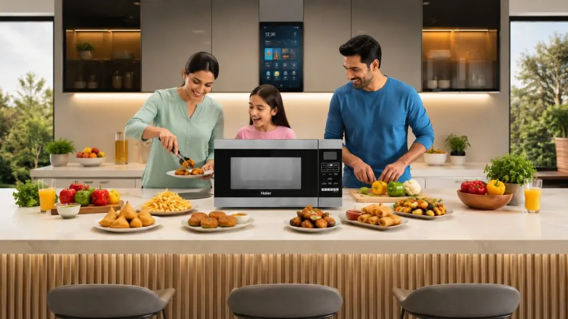 Microwave with Air Fry Technology Enables Oil Free Cooking