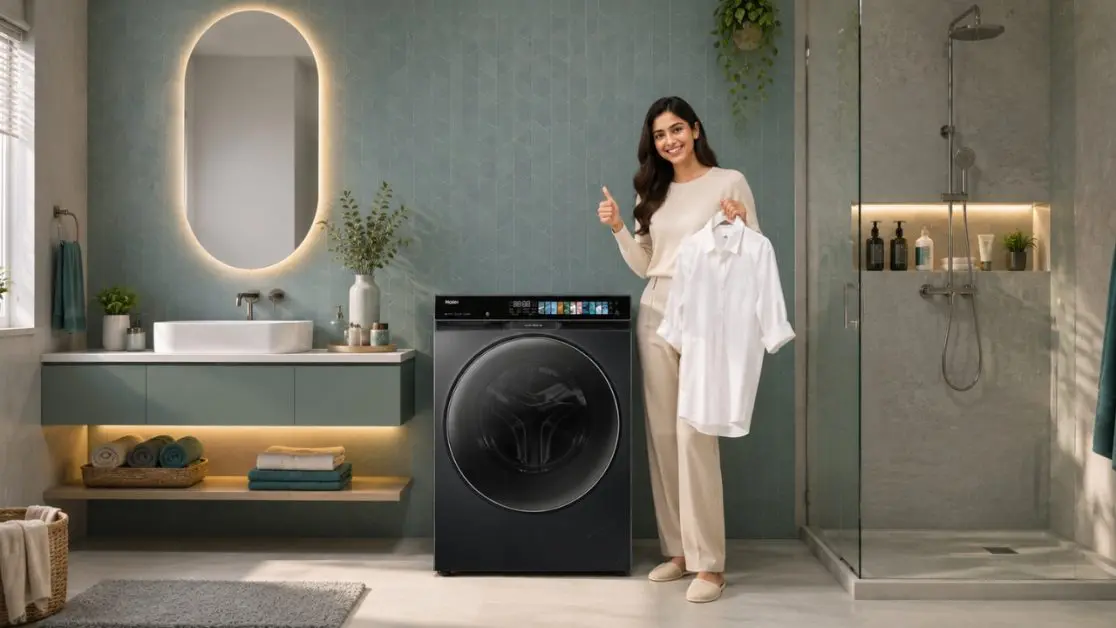 Modern homes run on Colorful Display Panel in washing machine