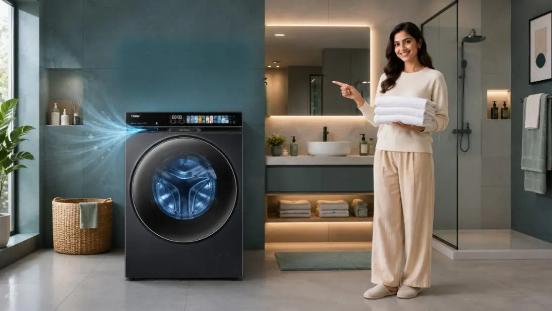 Smart Hygiene with Haier Washing Machine