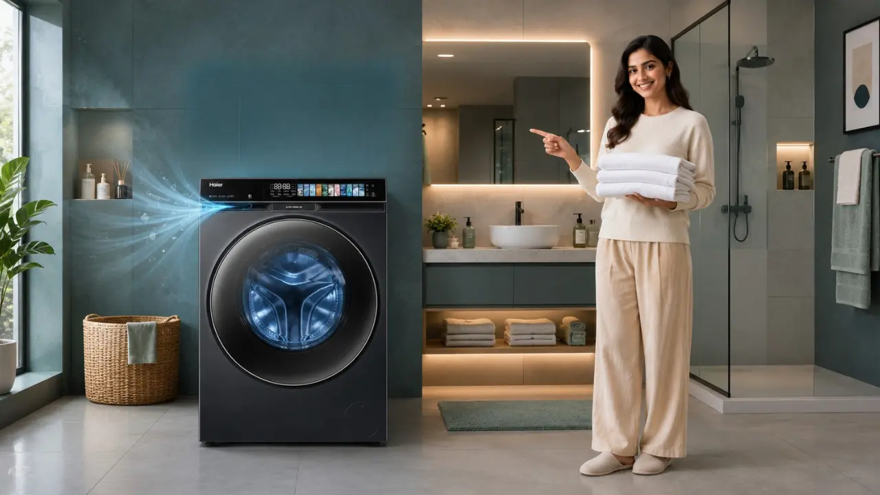 Smart Hygiene with Haier Washing Machine