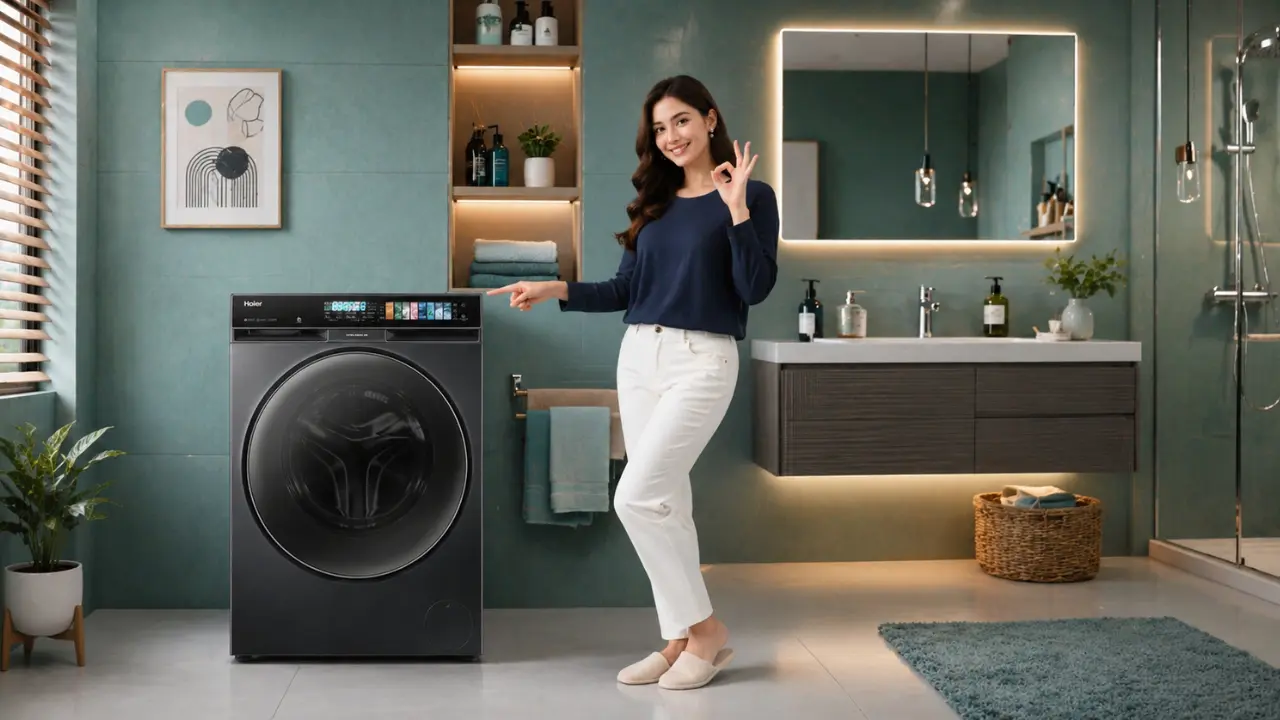 Smart washing machine with advanced display panels