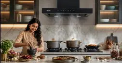 Strong Suction Kitchen Chimney for Spicy Indian Cooking
