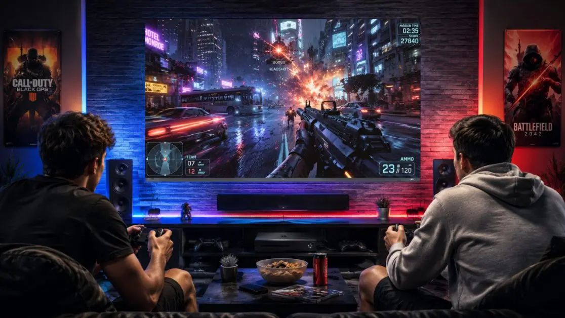 TV speakers enhances gaming immersion