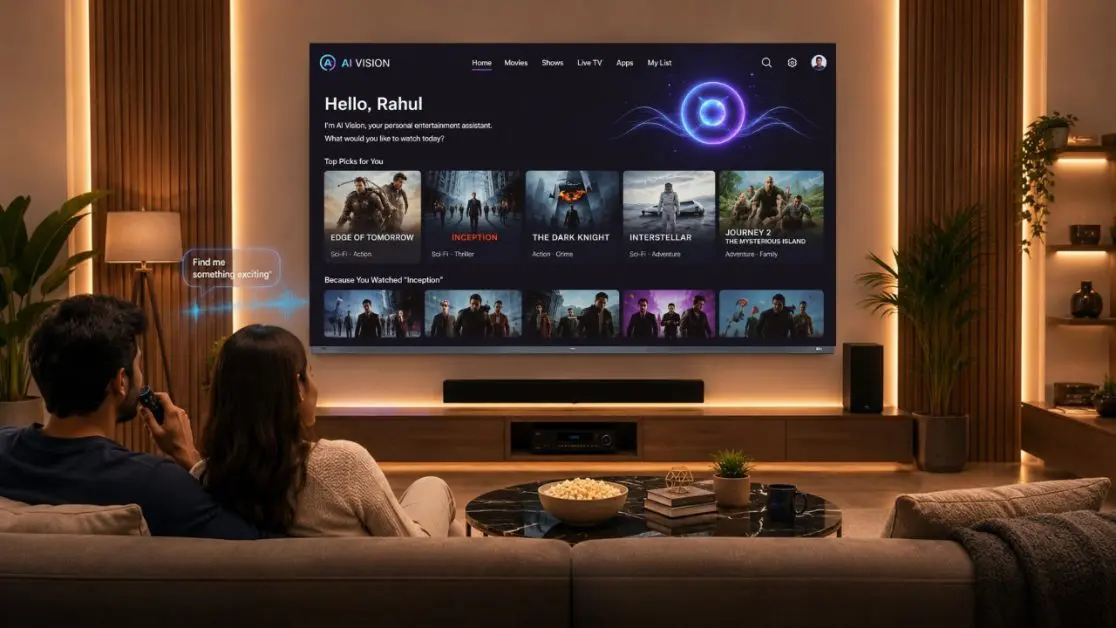 Voice Control feature in TV