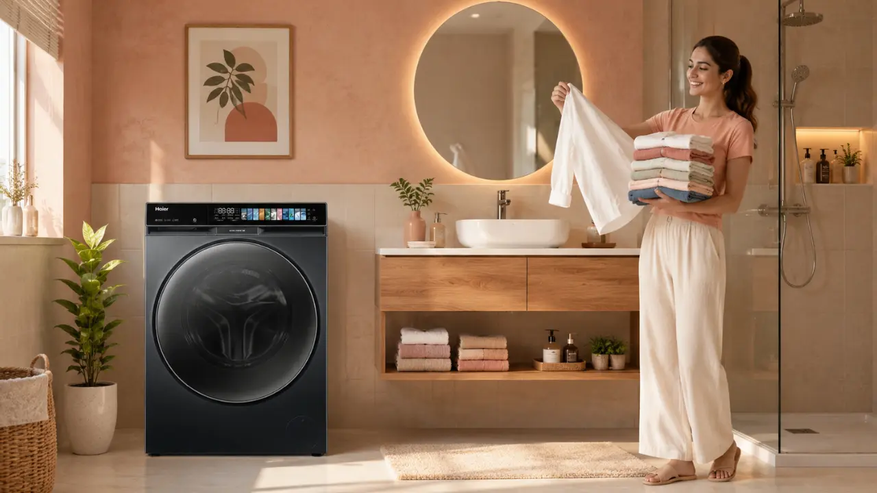 Washing machine simplifies everyday laundry