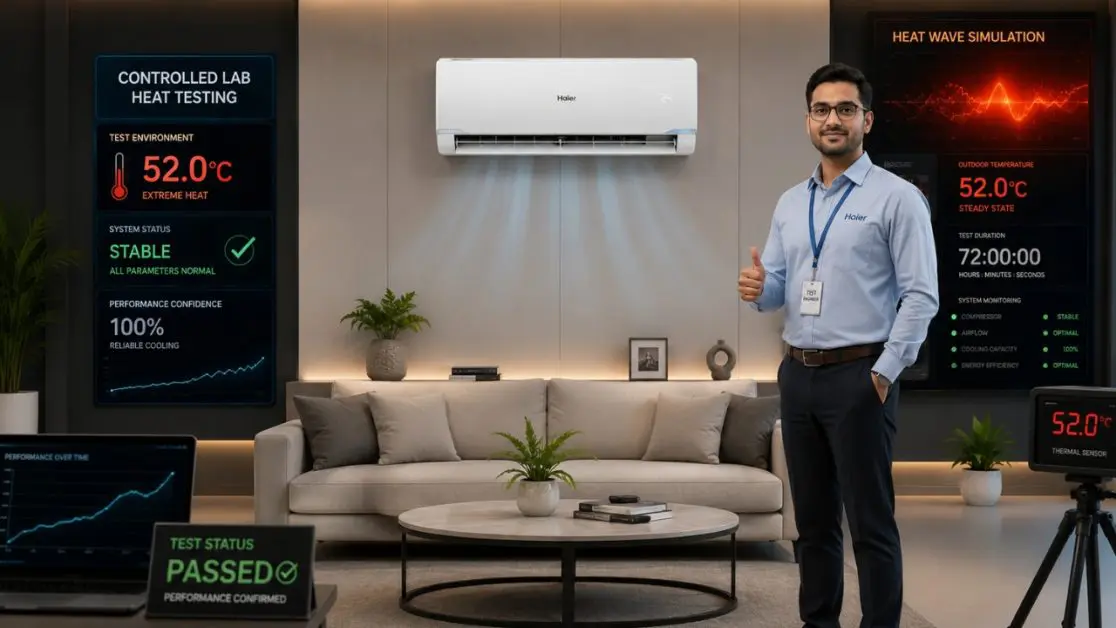 AC During Heat Testing