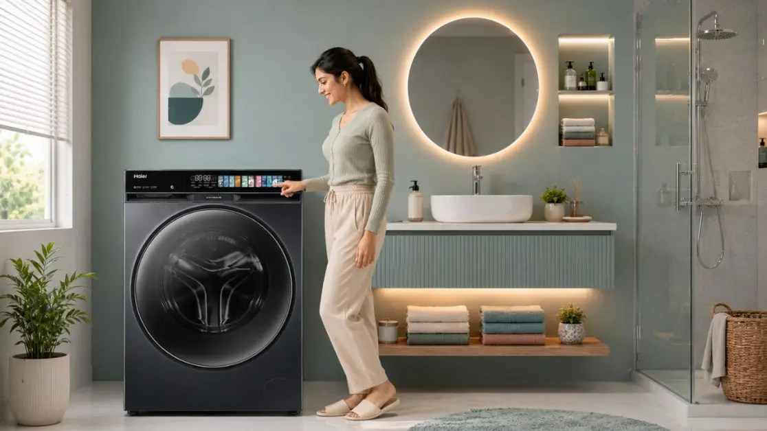 Colour Touch Screen in Modern Washing Machines