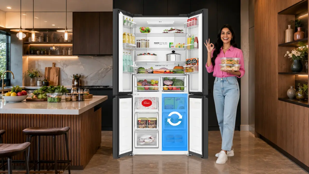 Convertible technology in refrigerator is best for Indian Homes