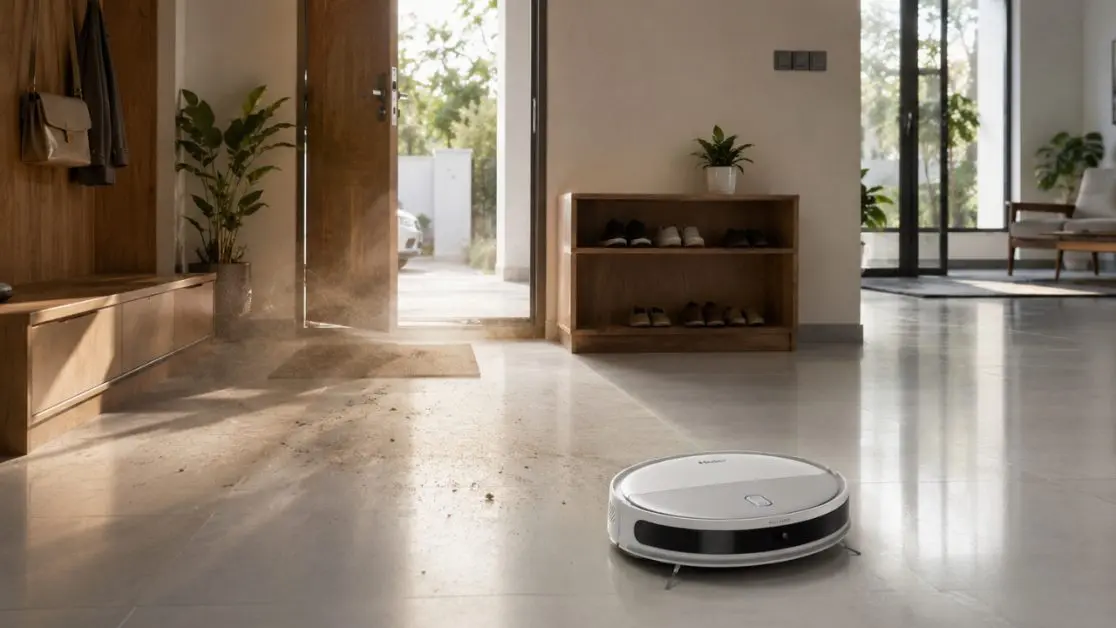 Dust Returns So Quickly After Robot Vacuum Cleaner Mopping