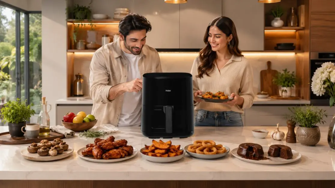 Easy Air fryer controls