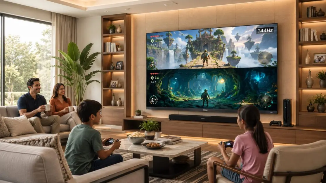 Enjoy Split-Screen Gaming in TV