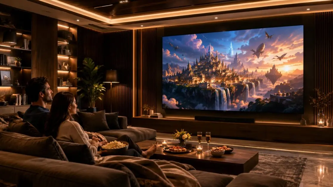 Enjoy cinematic experience in perfect TV