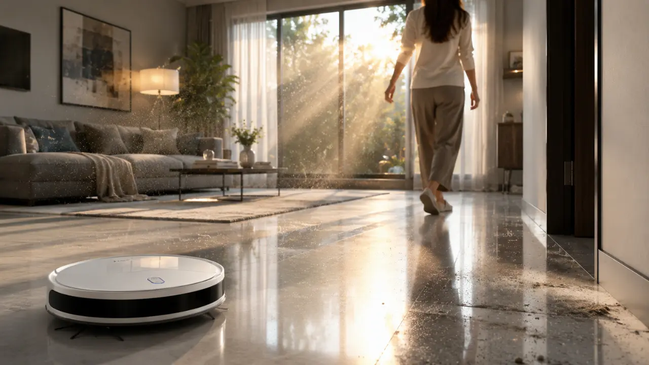 Floors Get Dusty Just Hours after robot vacuum cleaning