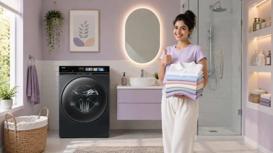 Fresh Laundry in washing machine
