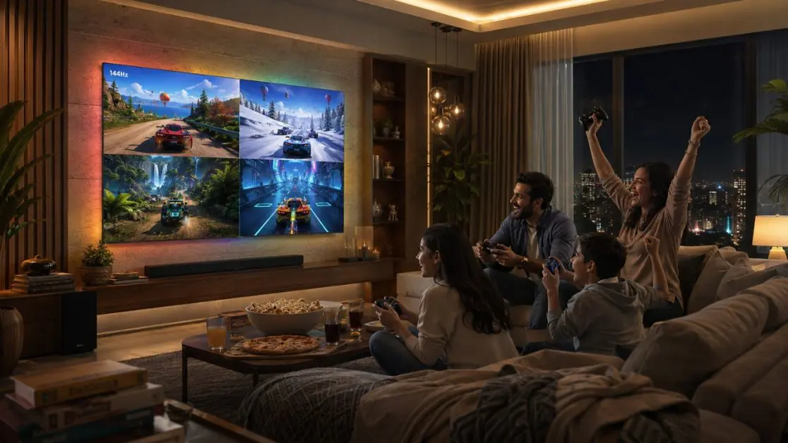 Gaming Nights Made Better with Large TV Screens