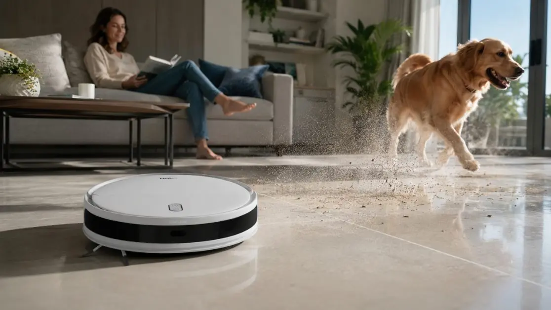 Get cleaner home with robot vacuum cleaner
