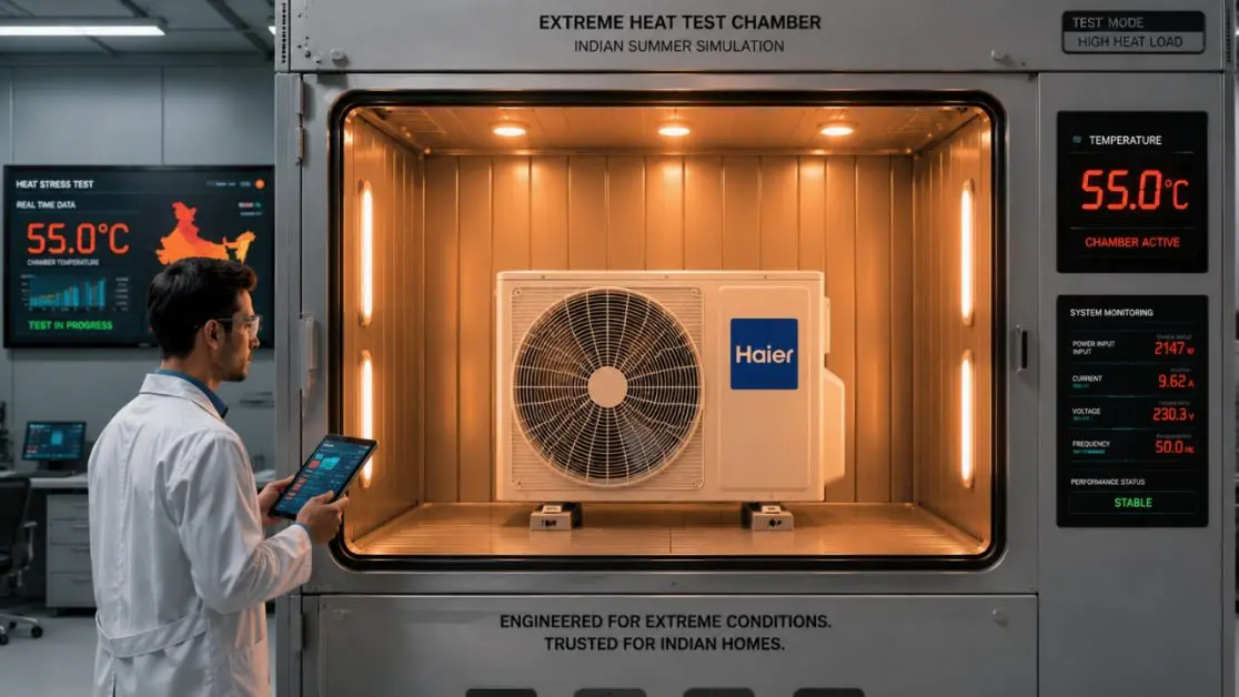 Haier Tests ACs for Harsh Weather