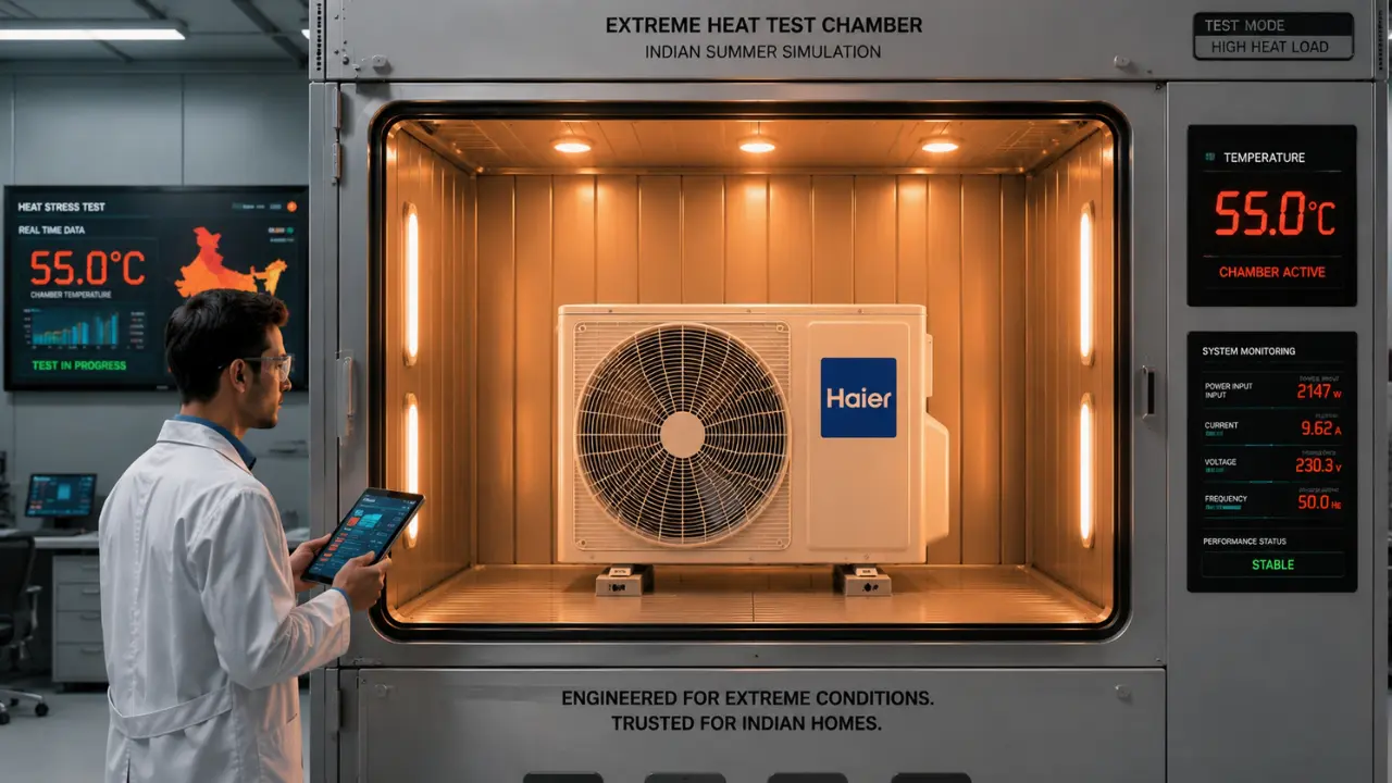 Haier Tests ACs for Harsh Weather