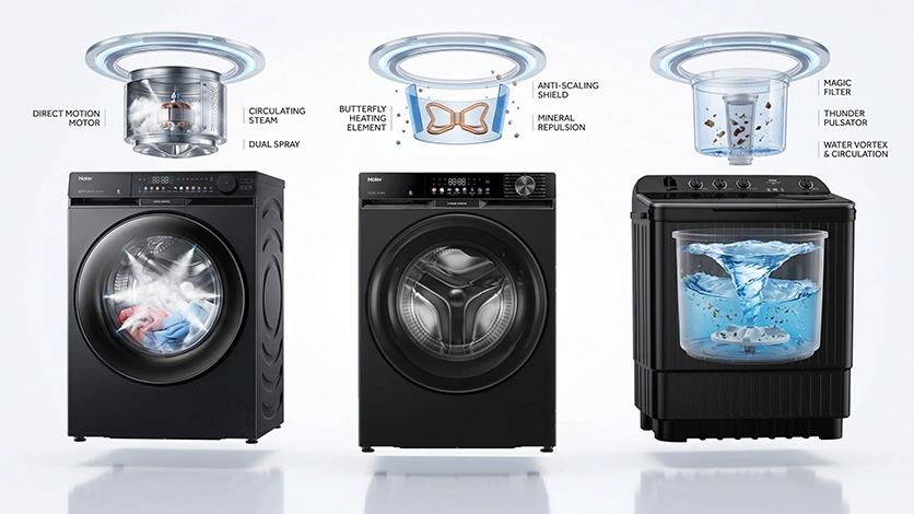 How We Engineer Haier Washing Machines for Hard Water Areas