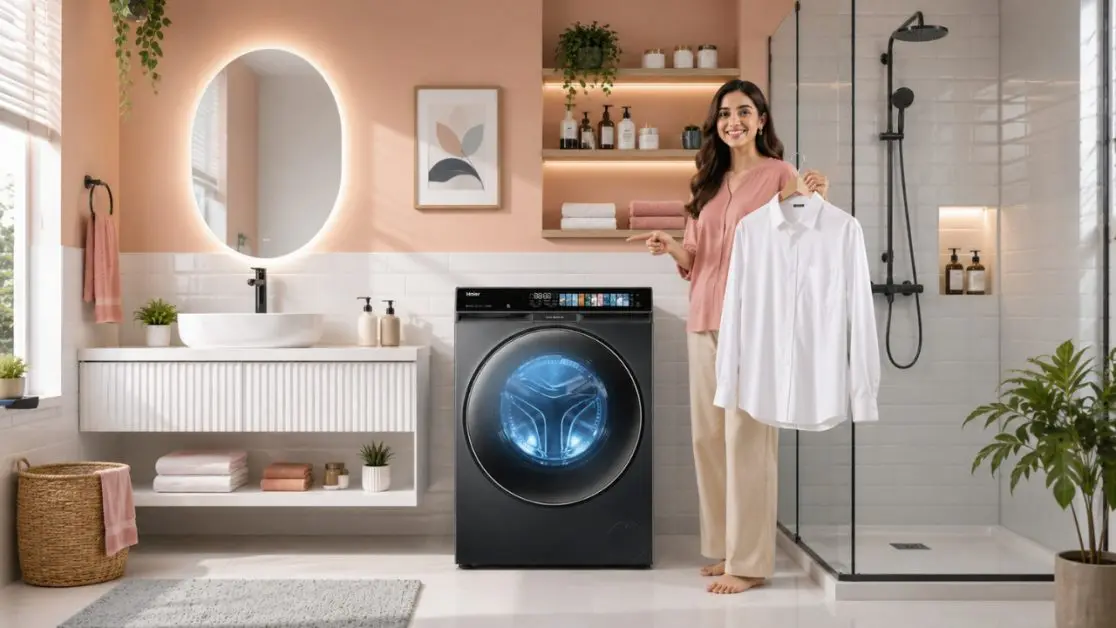Laundry with perfect washing machine