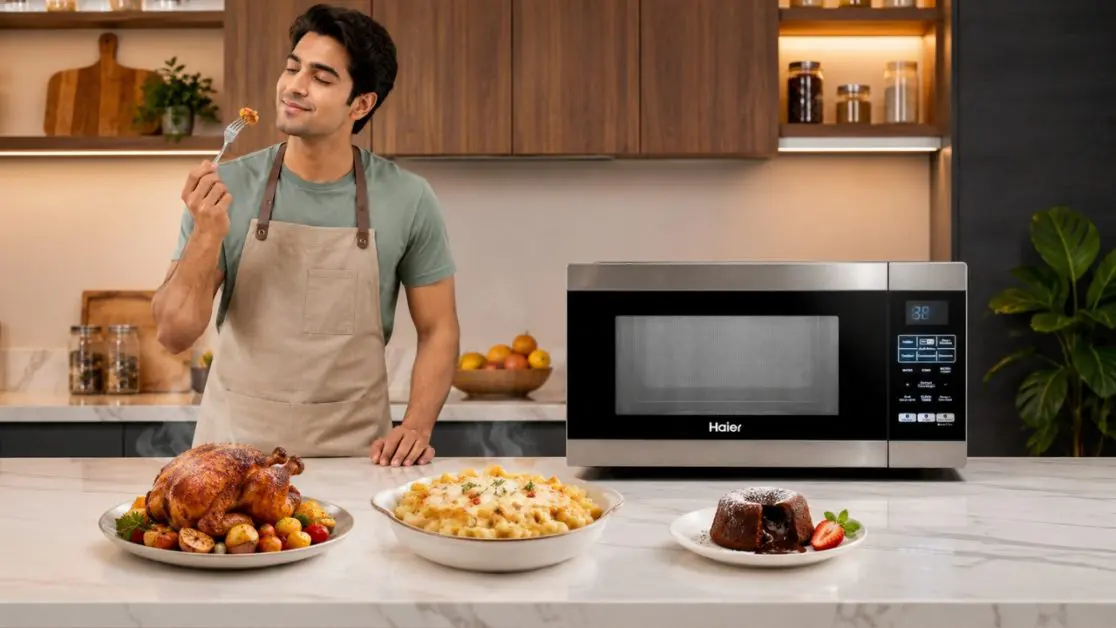 Microwave features Multi-Stage Cooking