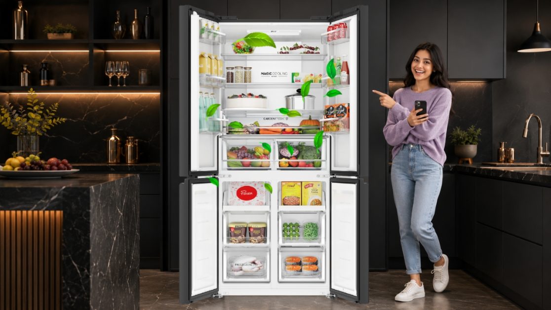 My refrigerator eliminates odours