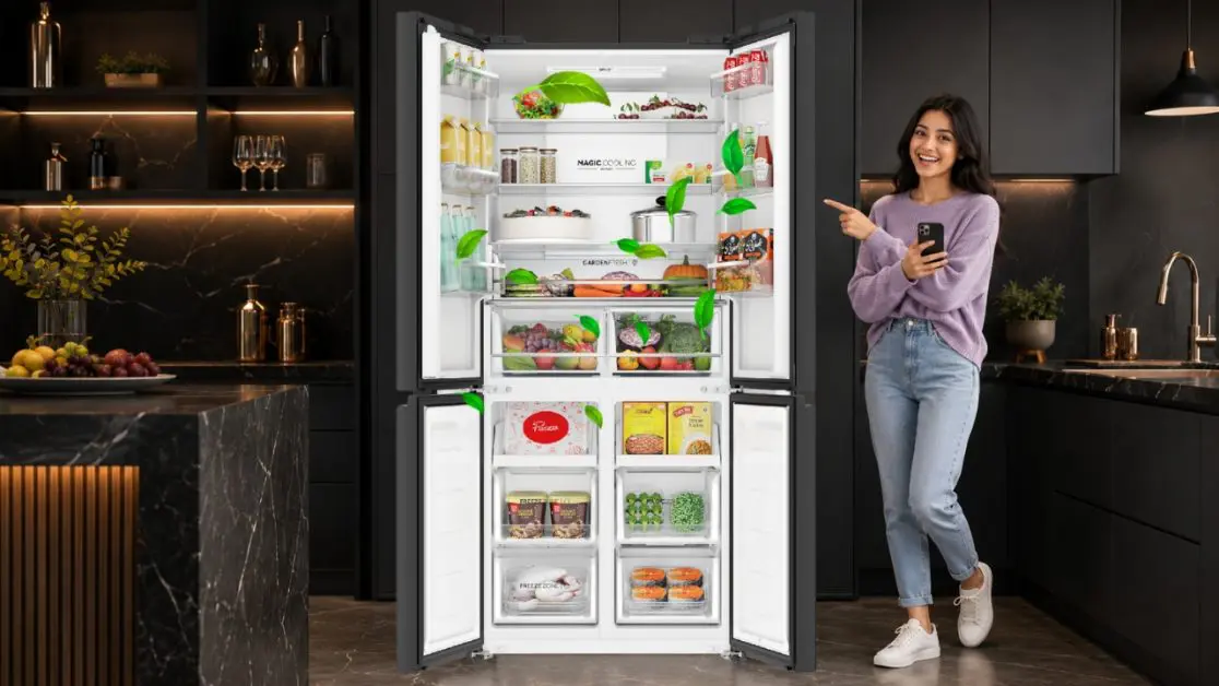 My refrigerator eliminates odours