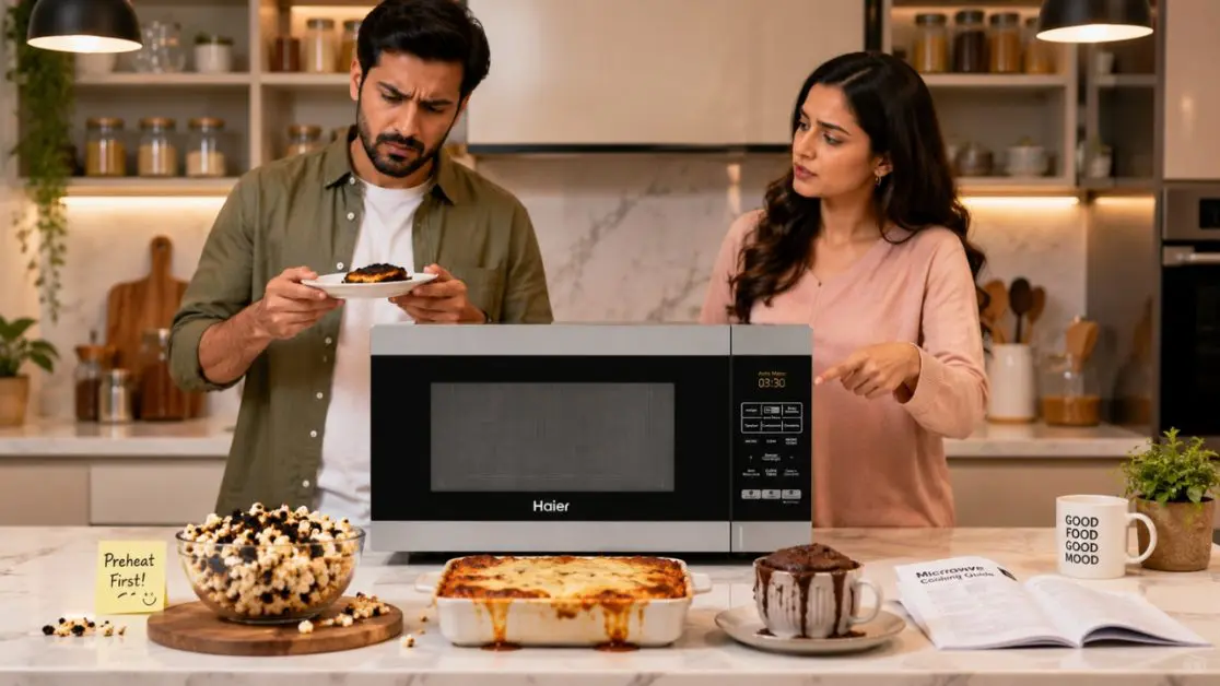 Preheating in microwave
