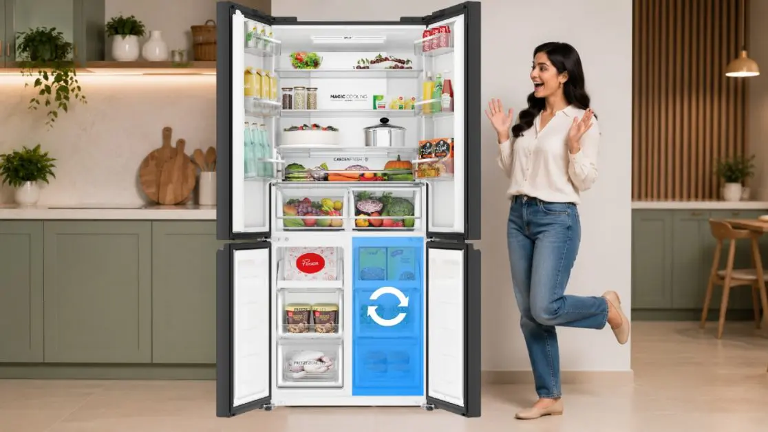 Refrigerator with Convertible Mode