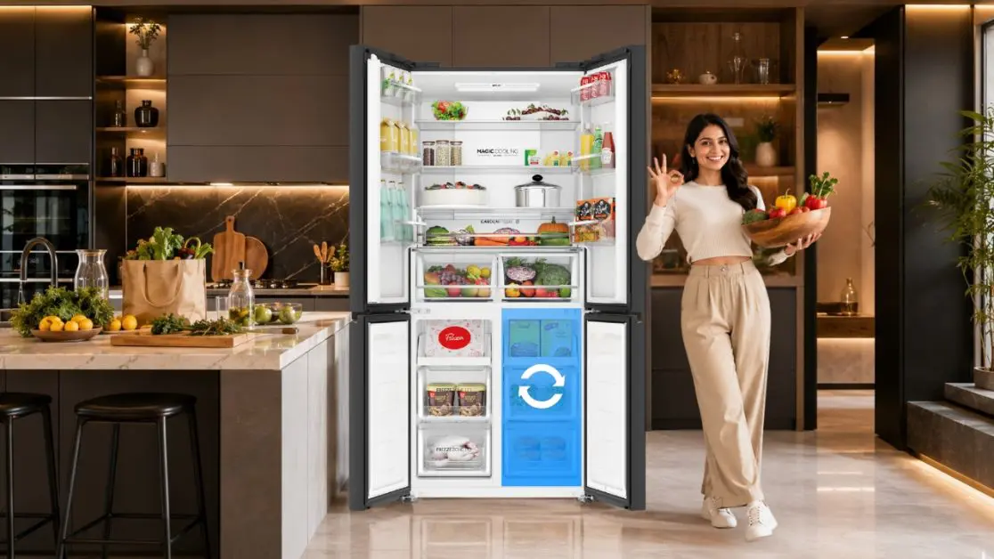 Refrigerator with Magic Convertible Mode