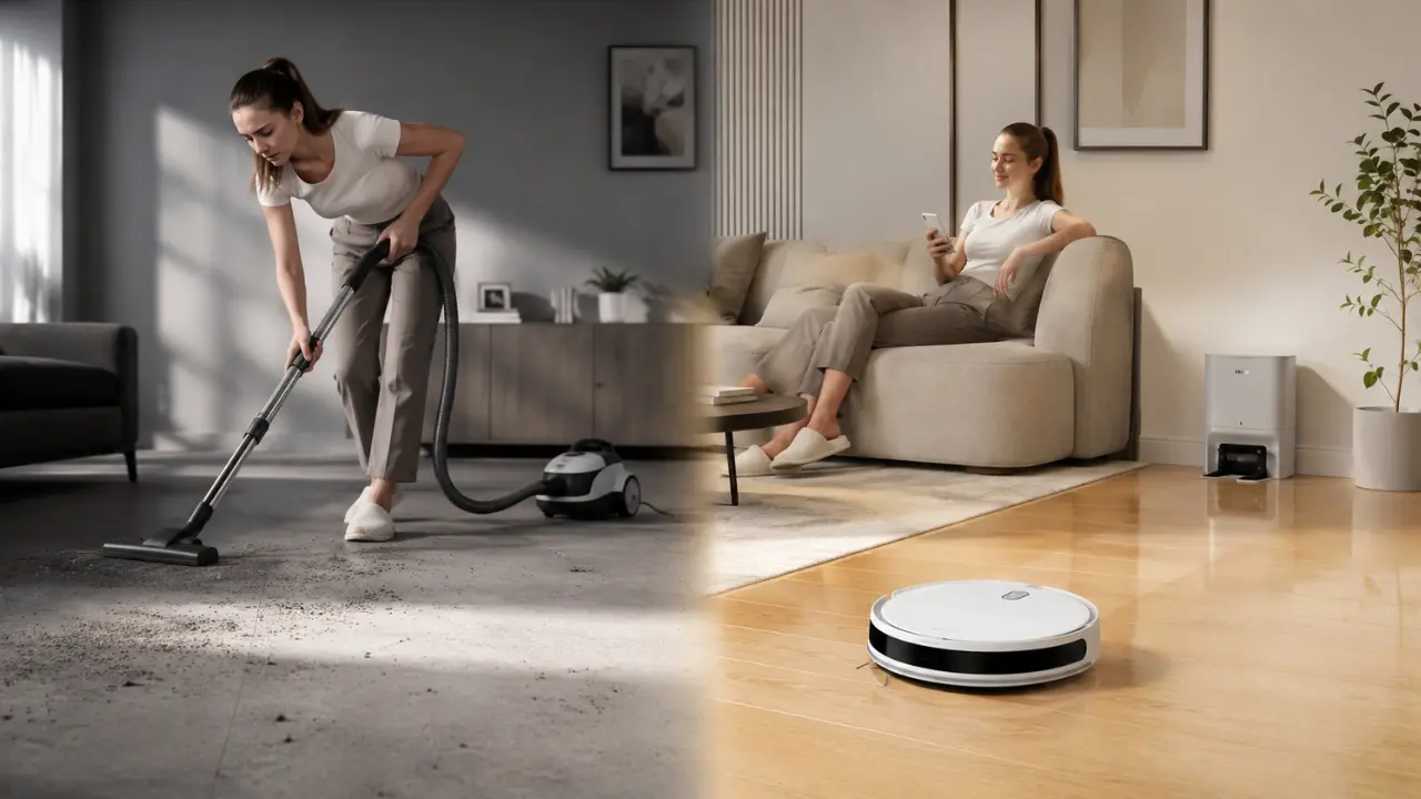 Robot Vacuum Cleaner vs Traditional Vacuum