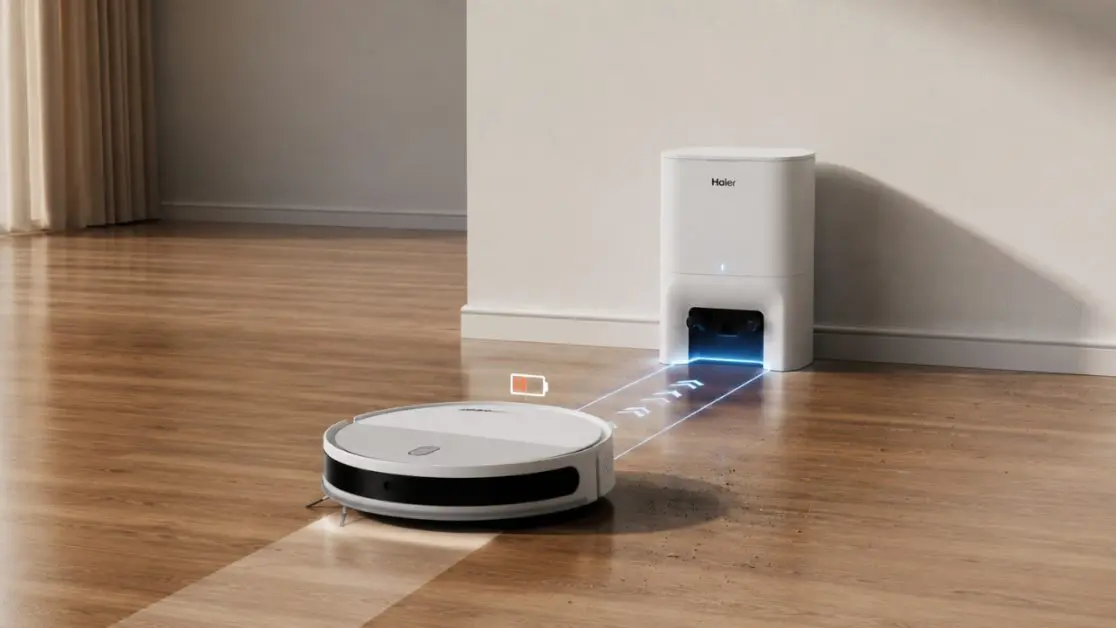 Robot Vacuum charge itself when Battery Runs Out