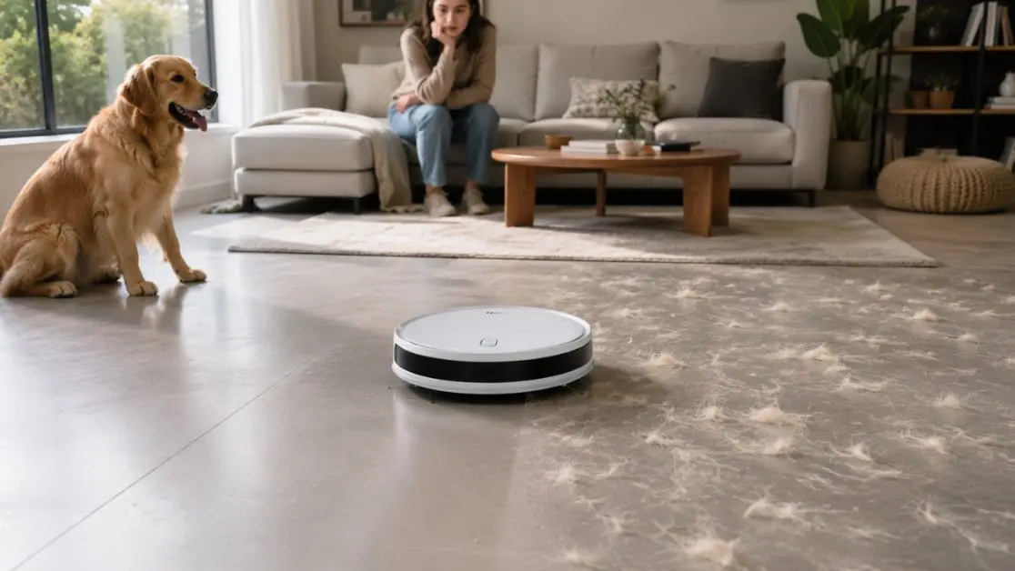 Robot Vacuum cleaner also think about pets