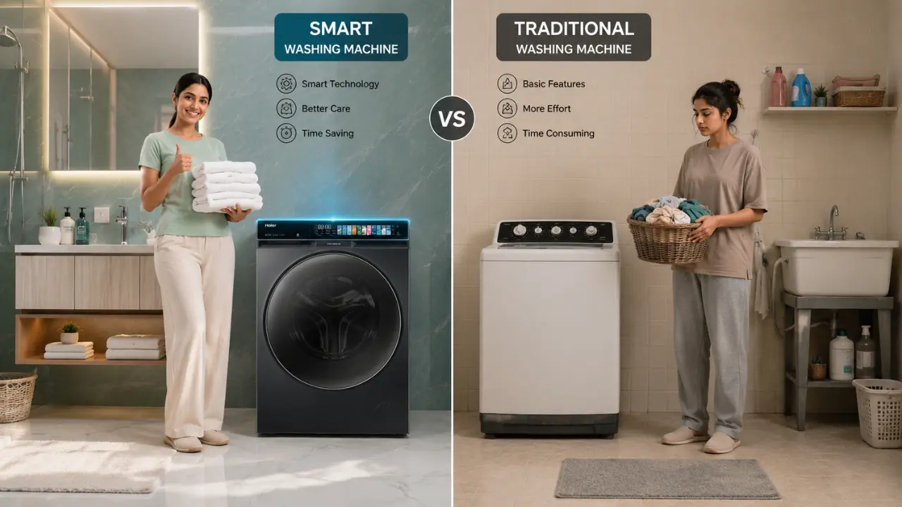 Smart Washing Machines vs Traditional Washing Machines