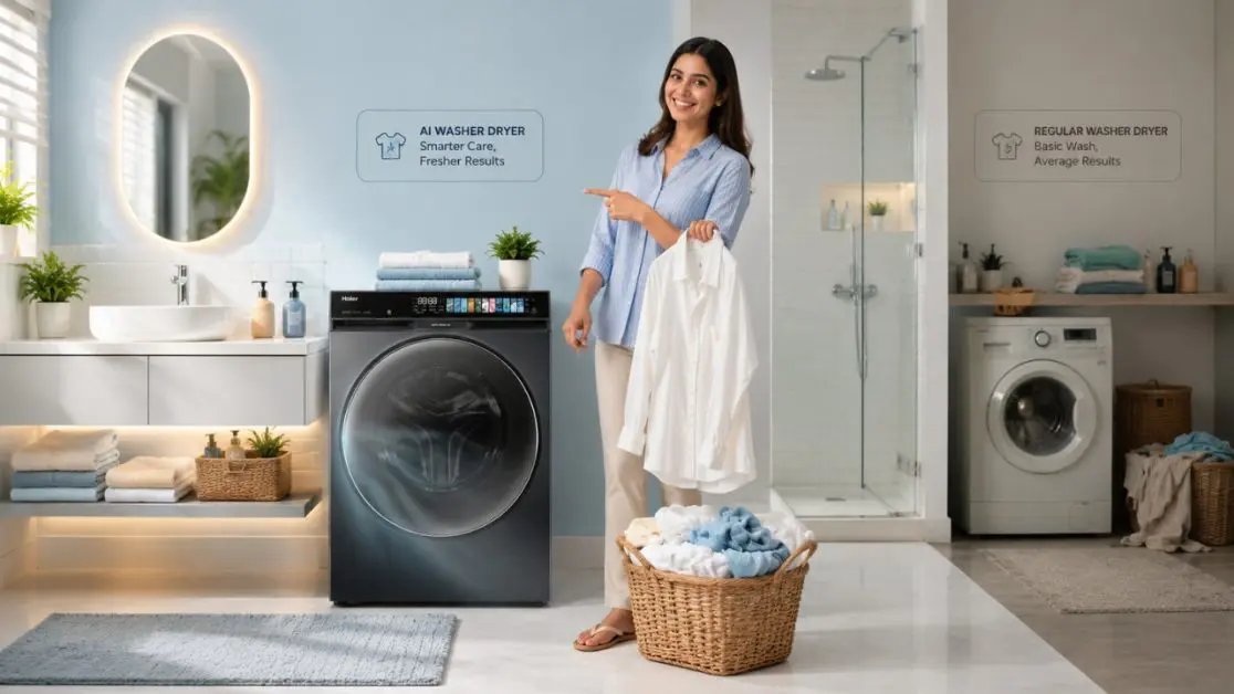 Use AI Washer Dryer Wash Cycle