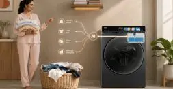 AI in Washing machine decides the right amount of detergent
