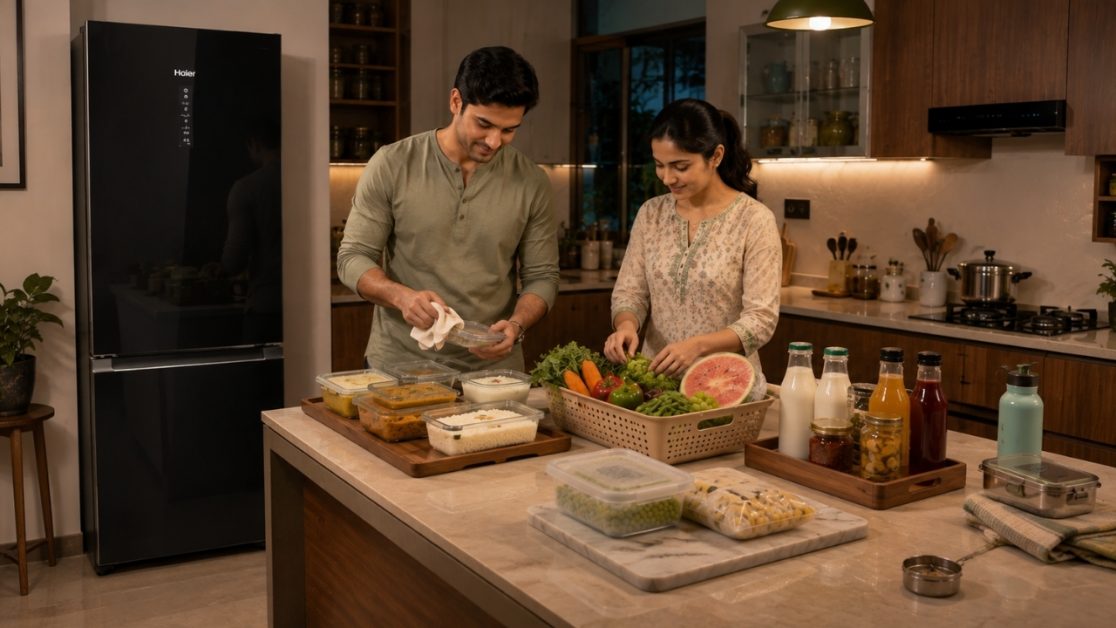 Categories storage in refrigerator