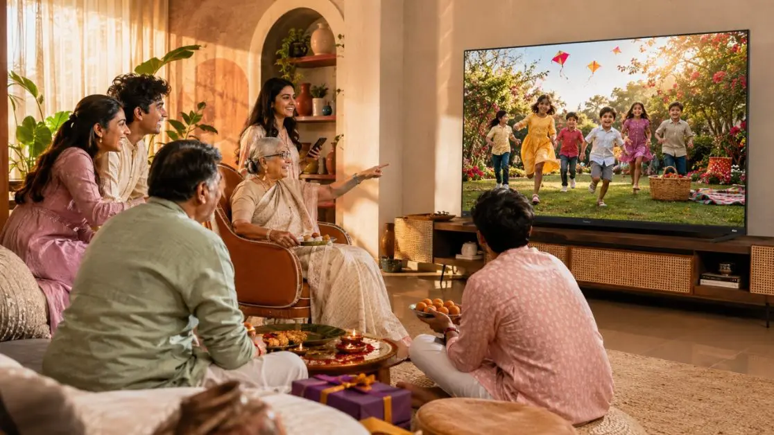 Celebration After the Rakhi Ceremony with perfect TV
