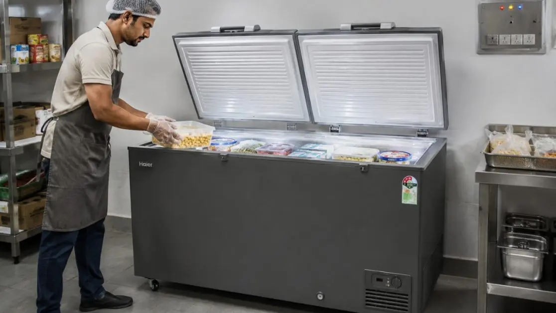 Cooling retention in Commercial Deep Freezer