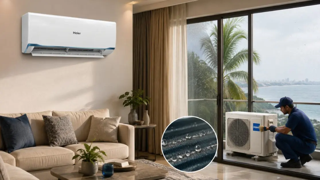 Corrosion Develop in an Air Conditioner