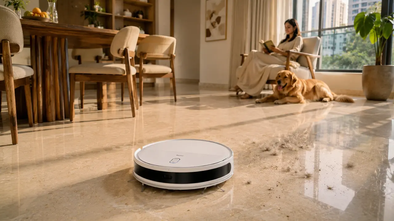Daily Mopping with robot vacuum cleaner