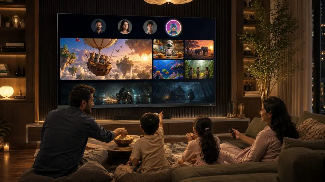 Family Streaming Accounts in your TV