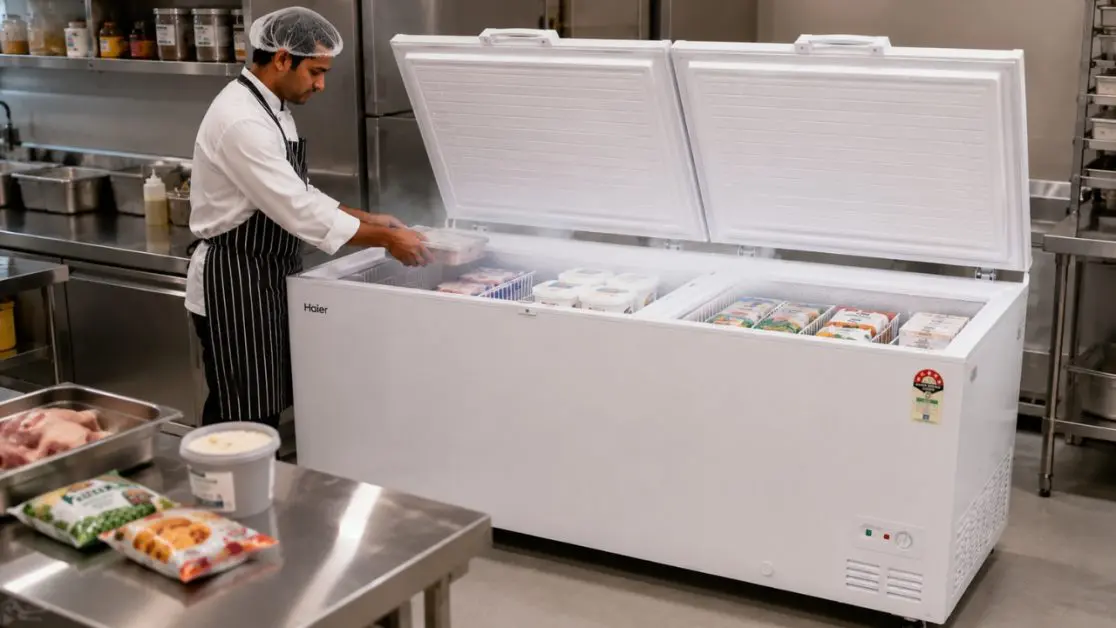 Fast Cooling in commercial deep freezer Reduces Food Waste