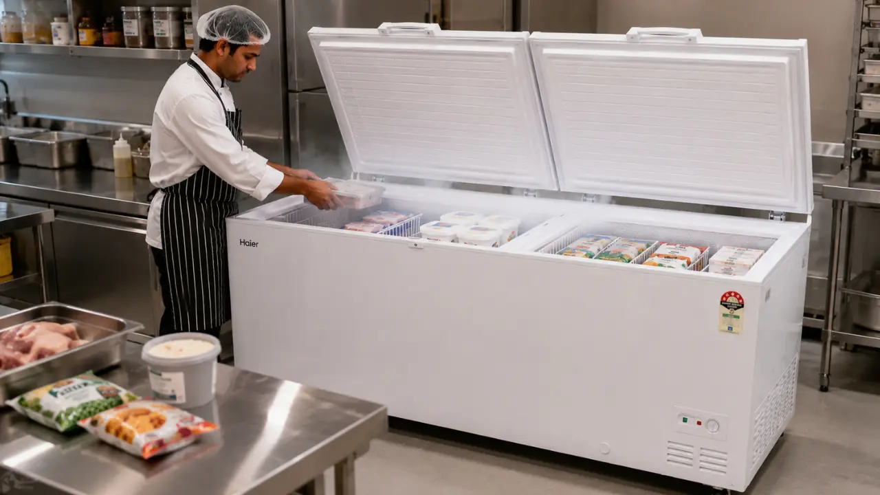 Fast Cooling in commercial deep freezer Reduces Food Waste