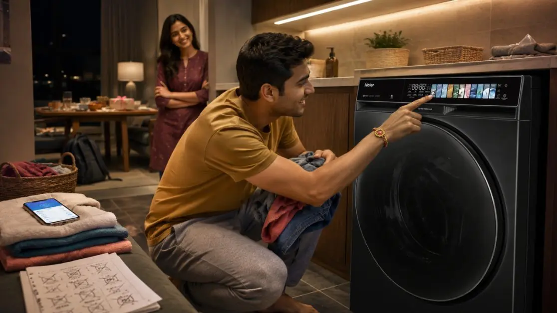 Get Smart Controls in washing machine this Raksha Bandhan