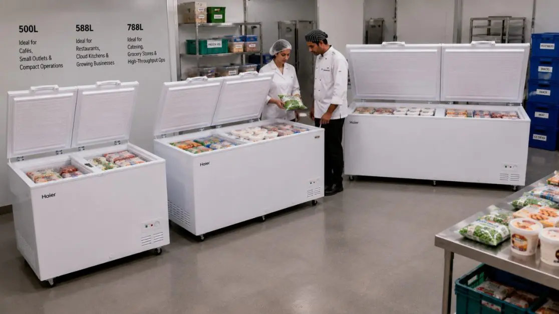 Get perfect capacity in Commercial Deep Freezer