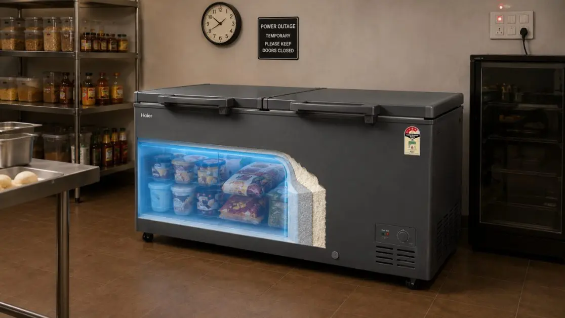 Holding onto the Cold in commercial deep freezer