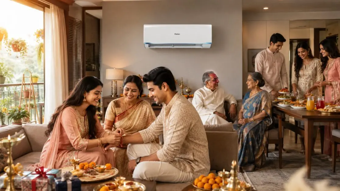 Make Raksha Bandhan Gatherings More Comfortable with perfect AC