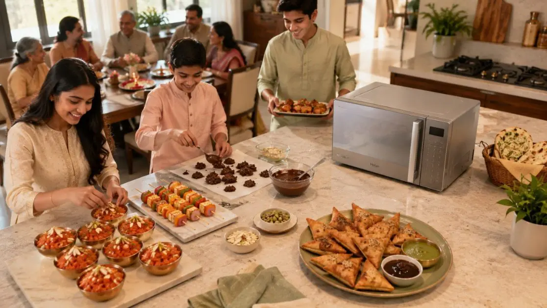 Make Raksha Bandhan dishes in microwave