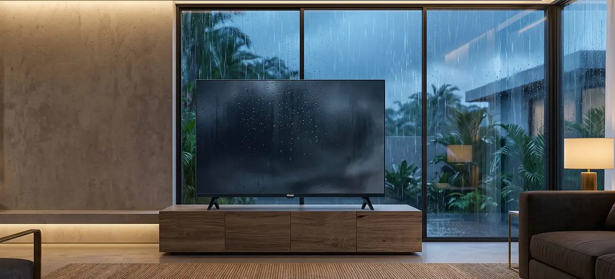 Moisture on Your TV Screen